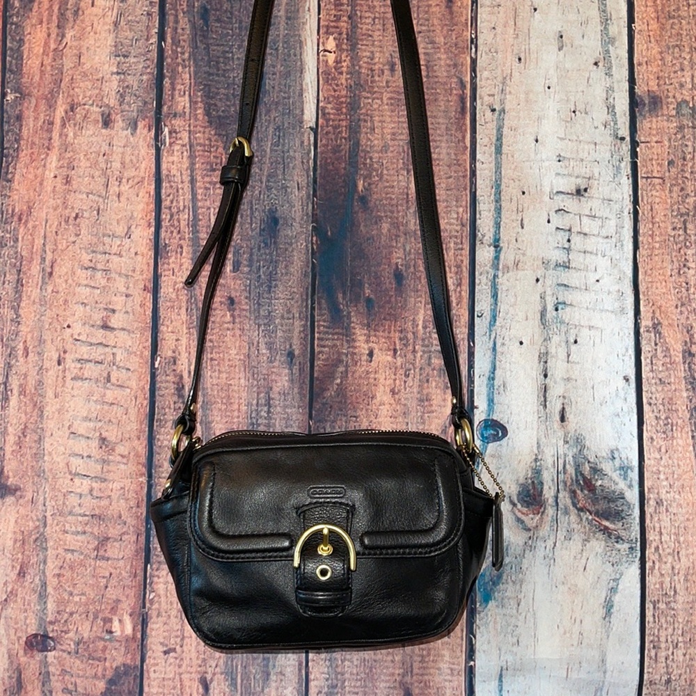 Coach buckle front crossbody